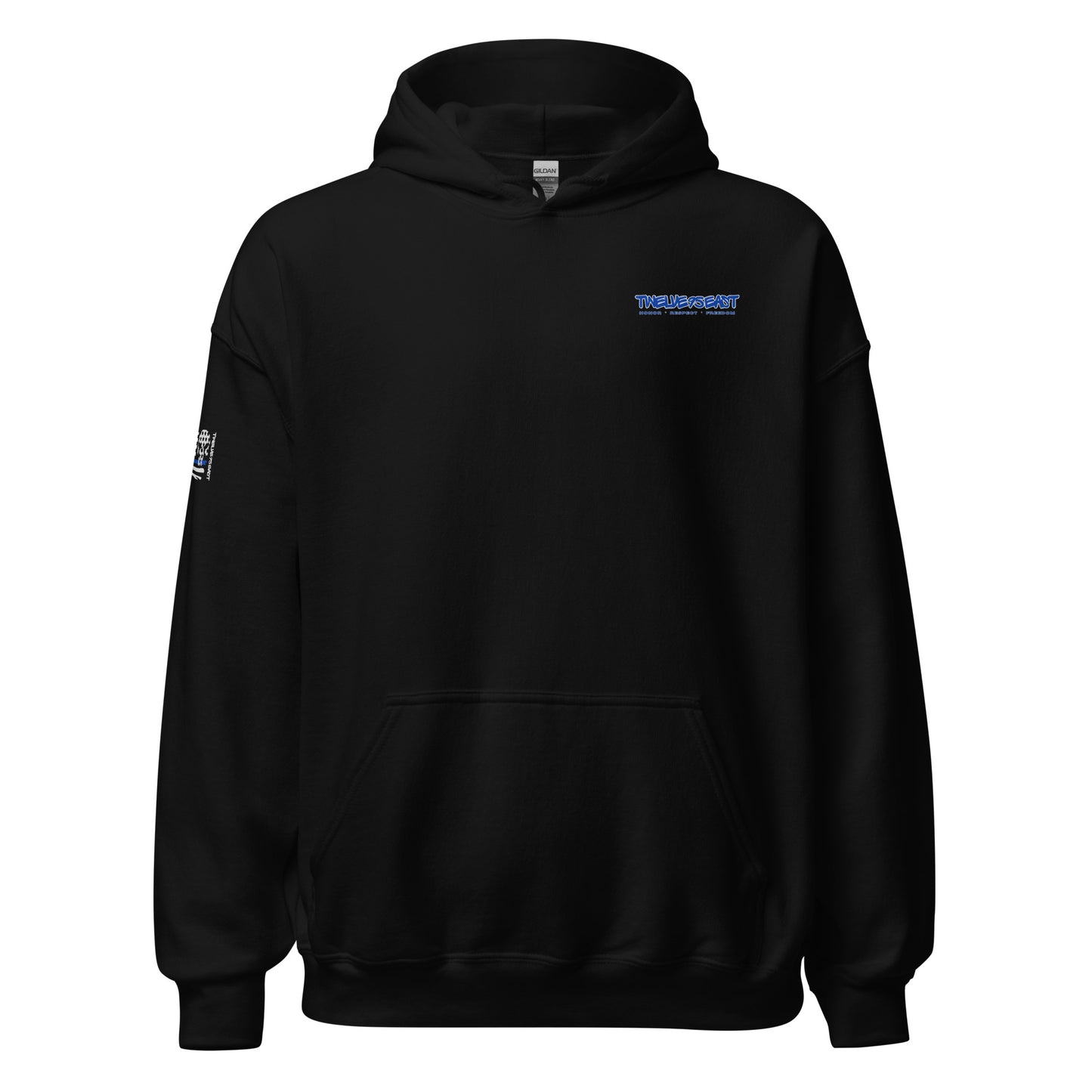 Thin Blue Line Flag Hoodie by Twelve95East