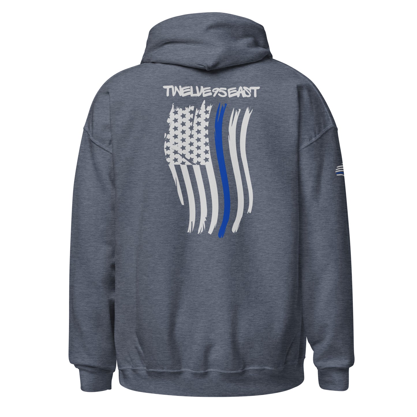 Thin Blue Line Flag Hoodie by Twelve95East
