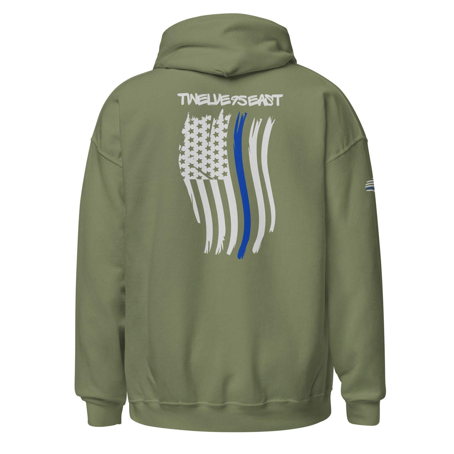 Thin Blue Line Flag Hoodie by Twelve95East