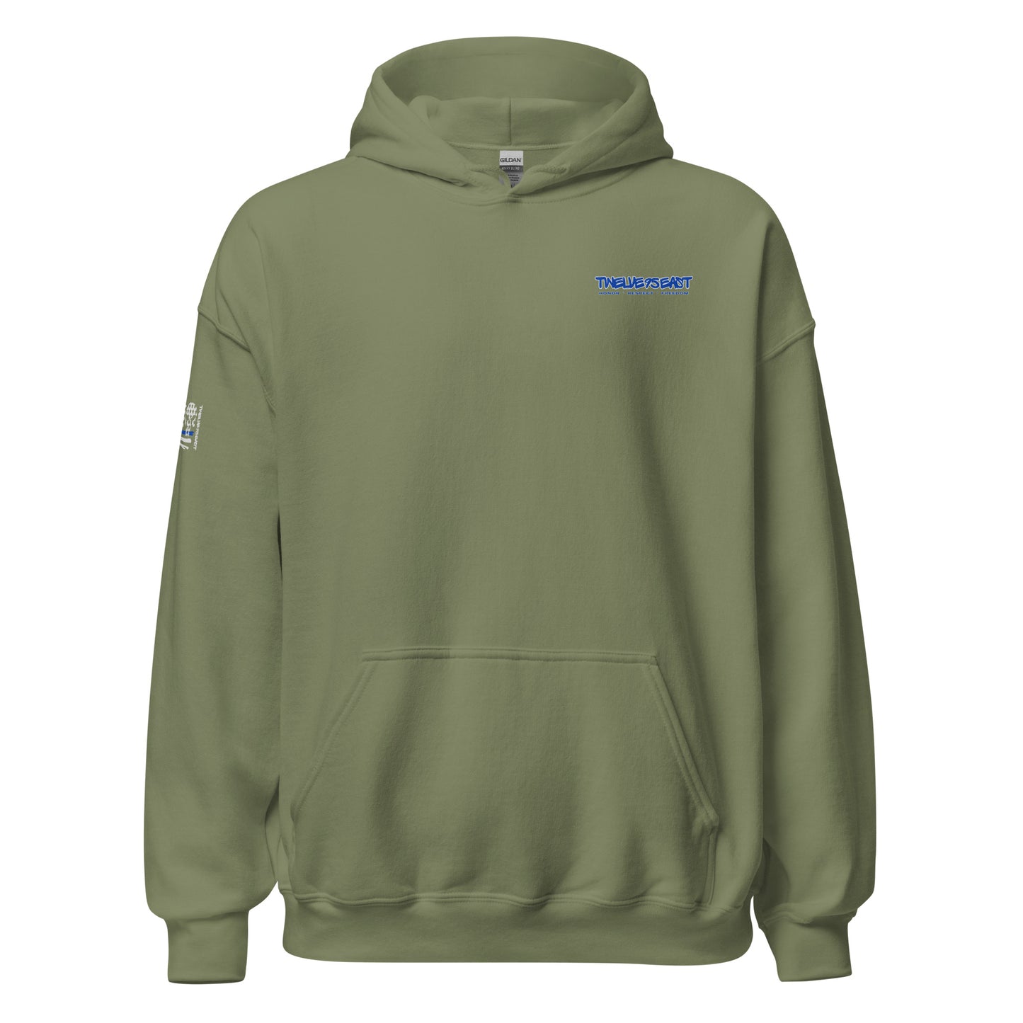 Thin Blue Line Flag Hoodie by Twelve95East