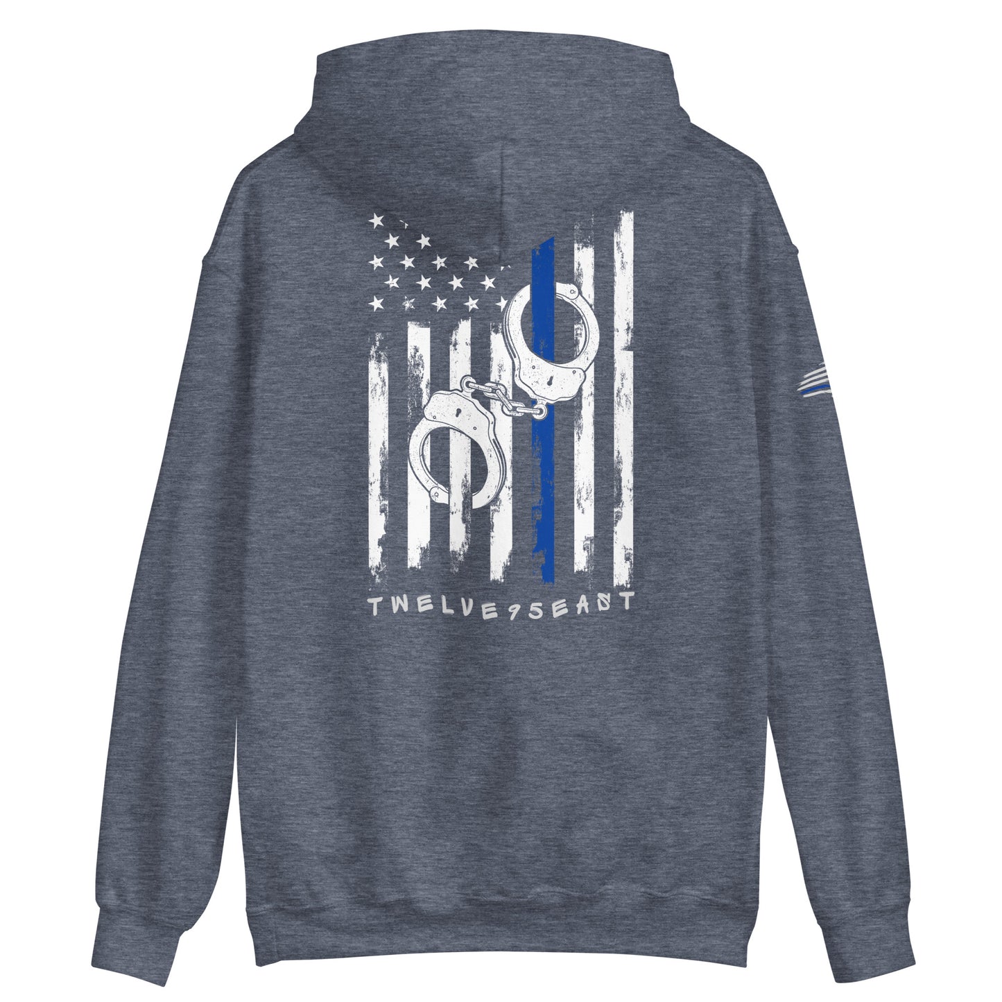 Twelve95East Thin Blue Line Handcuff Flag Hoodie
