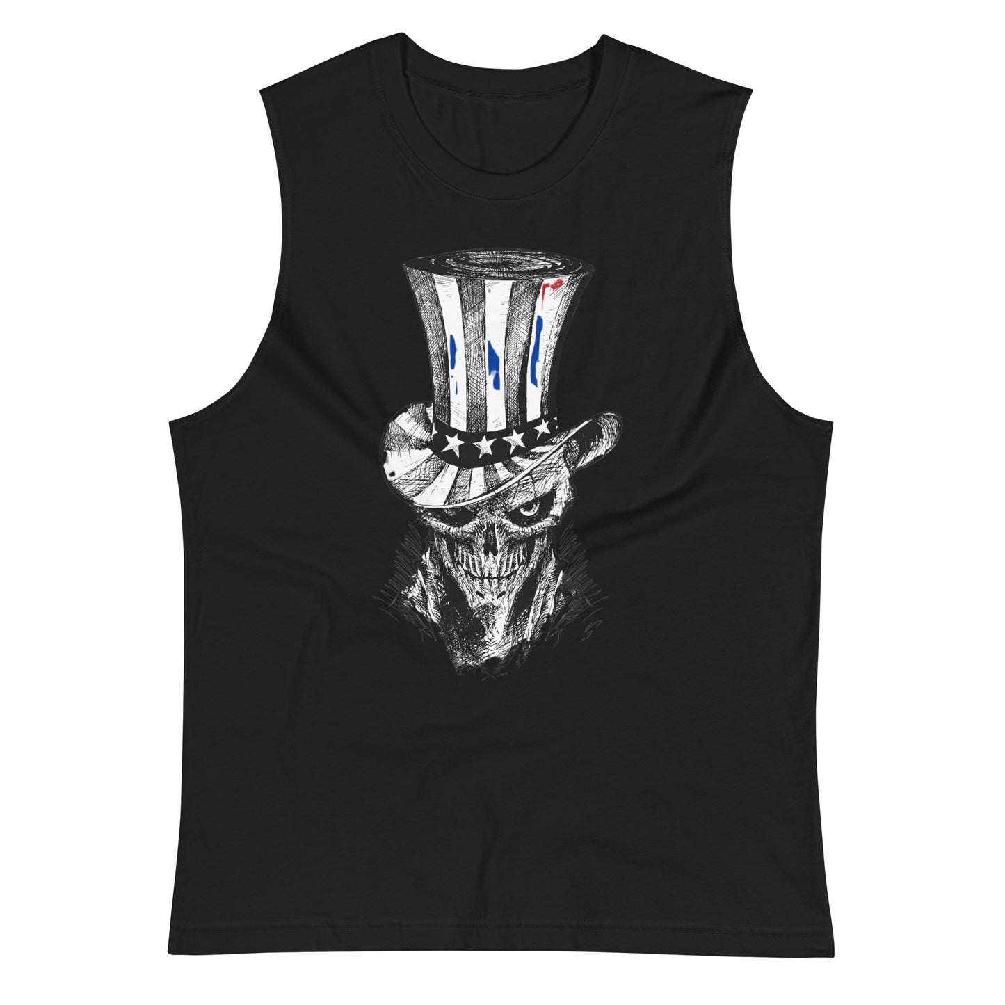 Twelve95East "Uncle Skull" Patriotic Sleeveless Tank
