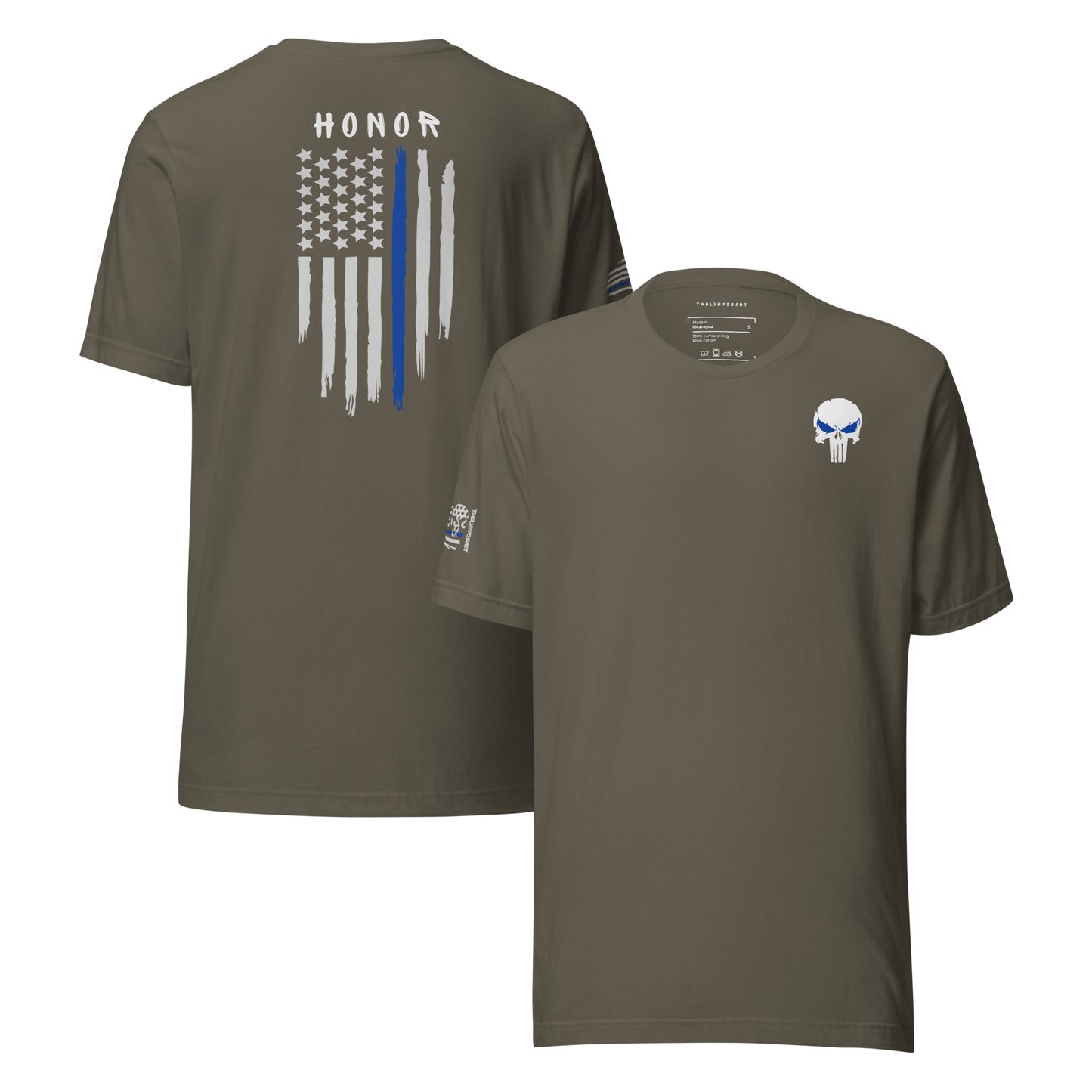 HONOR Thin Blue Line T-Shirt by Twelve95East