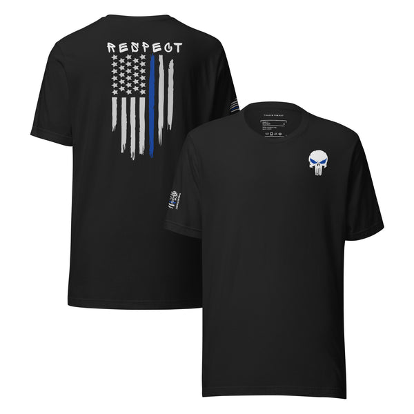 RESPECT Thin Blue Line T-Shirt by Twelve95East