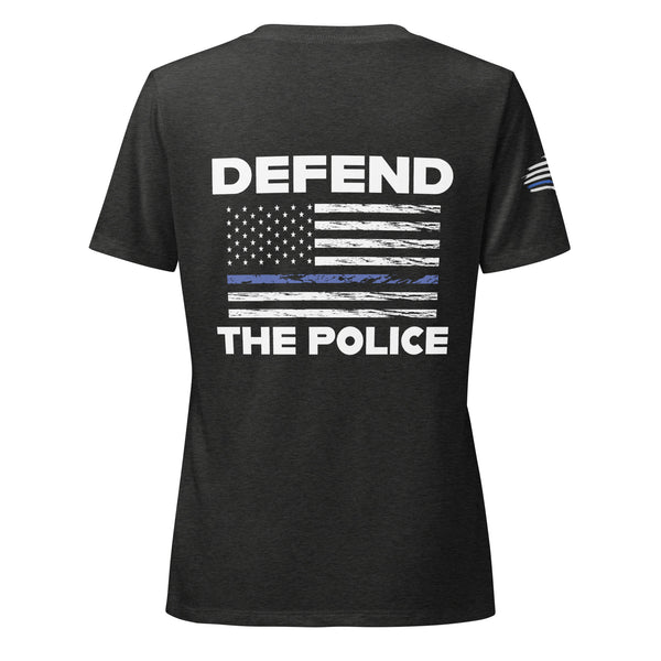 Twelve95East "Defend the Police" Women's V-Neck T-Shirt