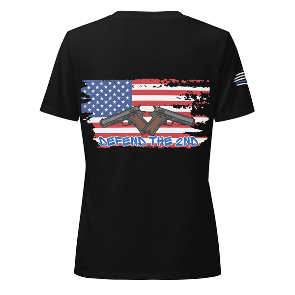 Twelve95East "Defend the 2nd" Women's V-Neck T-Shirt